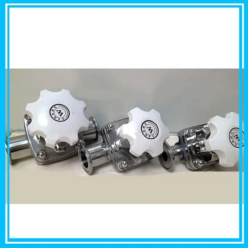 Высококачественный ручной мембранный клапан DN25 из нержавеющей стали для