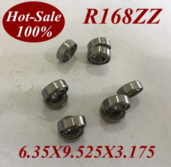500 шт. низкий шумный R168 ZZ R168ZZ R168Z 6 35X9 525X3 175 мм Глубокий шаровой подшипник микро