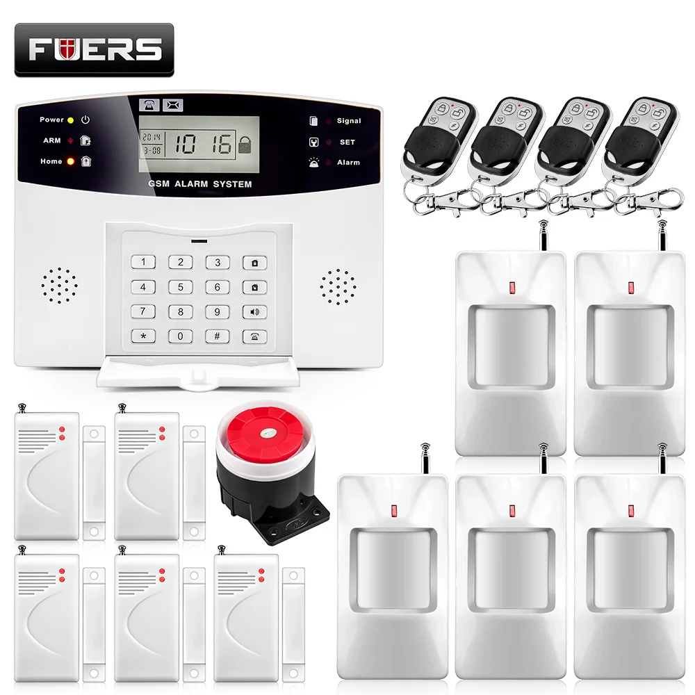 Fuers DP500 Домашняя безопасность Беспроводная GSM сигнализация Система Android iPhone SMS