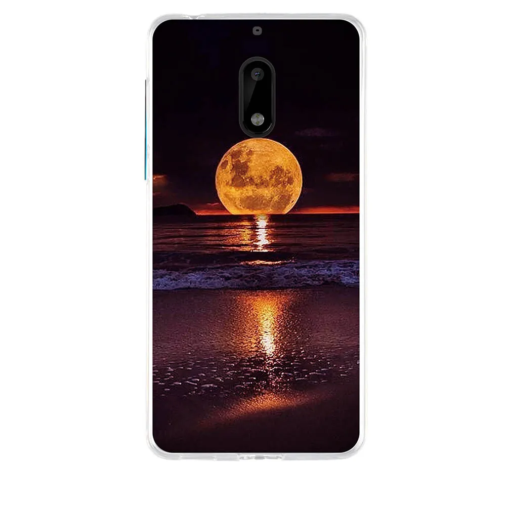 18 Для nokia 6 силиконовый чехол для nokia 6 TA-1033 TA-1021 задняя крышка чехол с узором для nokia 6 Funda бампер 5,5 дюймов Чехол - Цвет: 18