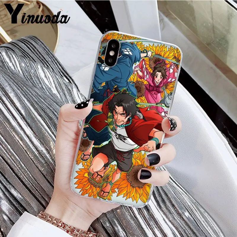 Yinuoda аниме самурай шампло Новинка чехол для телефона Fundas чехол для Apple iPhone 8 7 6 6S Plus X XS MAX 5 5S SE XR чехол