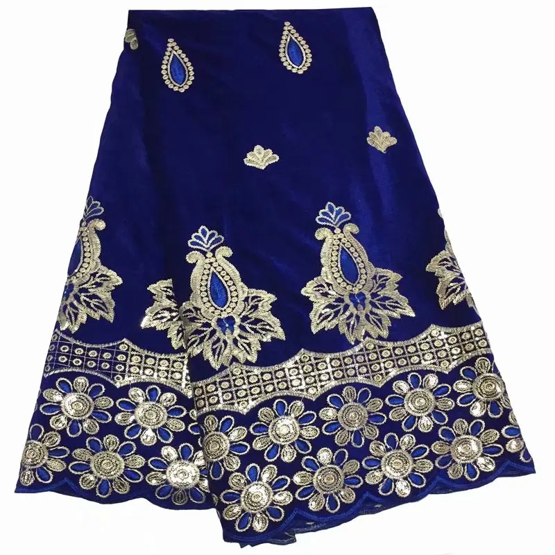 African Lace Fabric 2019 High Quality French Velvet With Stones For Wedding Party | Дом и сад