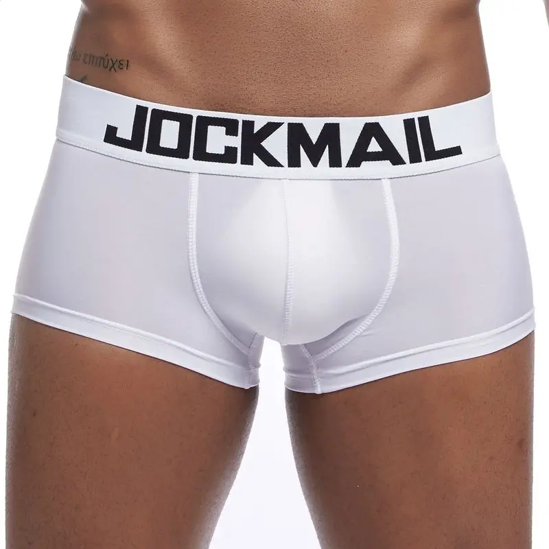 JOCKMAIL, сексуальное мужское нижнее белье, боксеры, шорты, мужские, s, трусы, дышащие, нейлон, лед, шелк, мужские трусы, трусы, cuecas, гей, нижнее белье