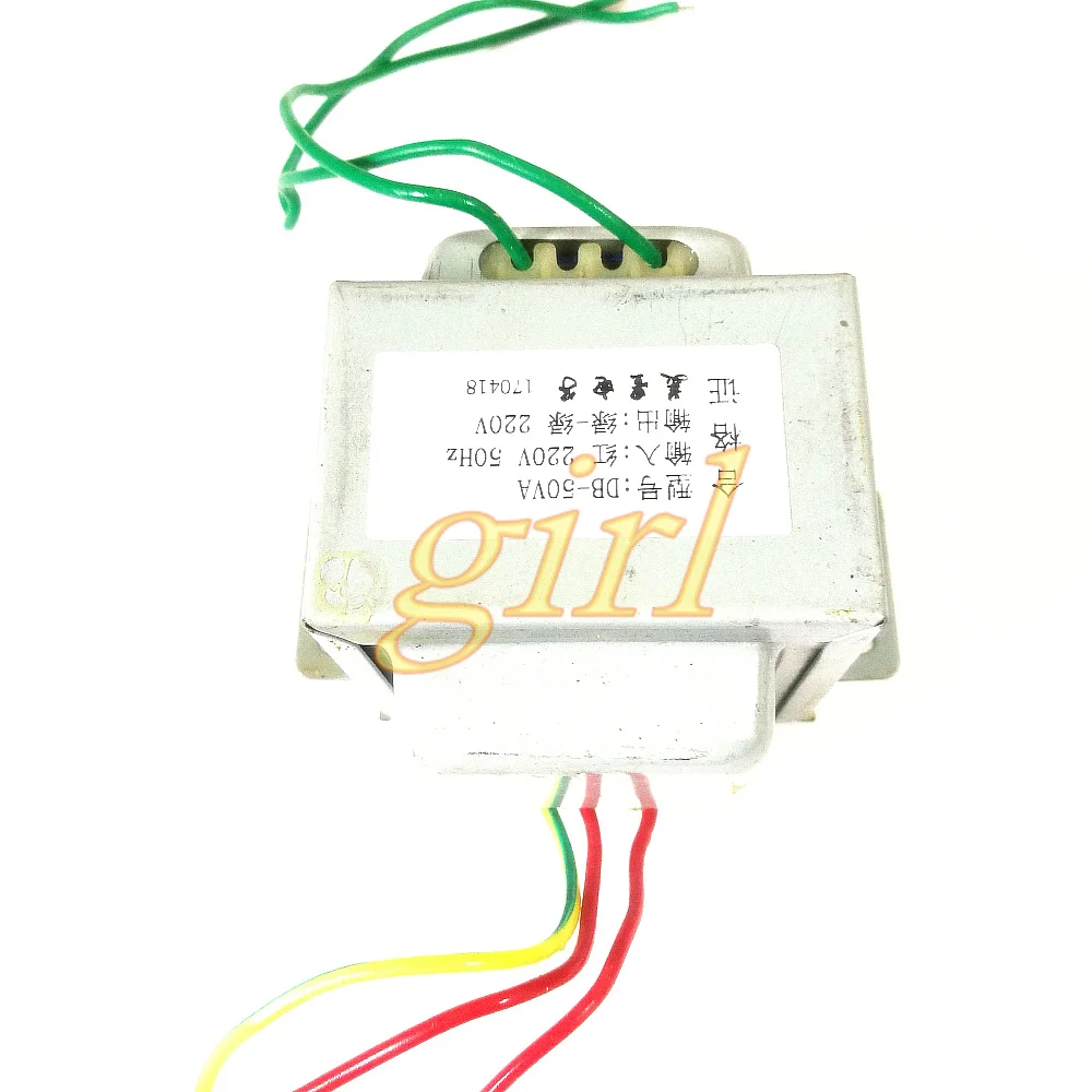 Изоляционный трансформатор EI66 Φ 50W 220V до 1:1 безопасная изоляция защита от