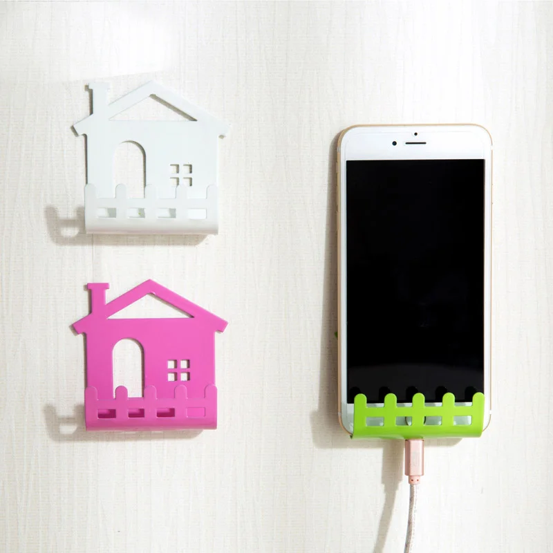 Live With Own Family Home WROUGHT IRON Paste Type Hand Frame Mobile Phone Bracket Ipad Flat Charge Wall Socket The Shelf | Дом и сад