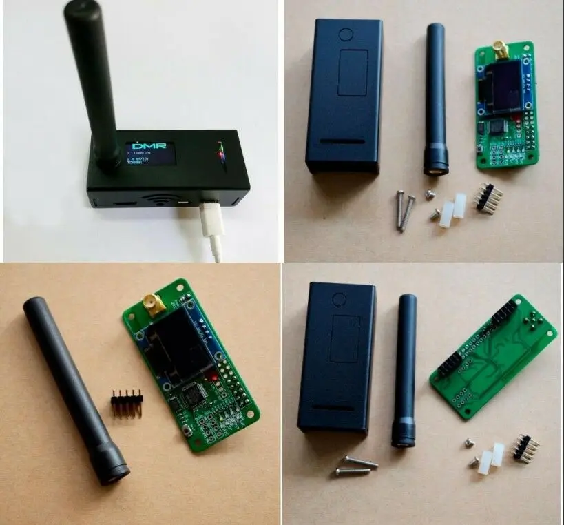 Антенна + чехол OLED MMDVM Поддержка точки доступа P25 DMR YSF для Raspberry pi|Аксессуары MP3