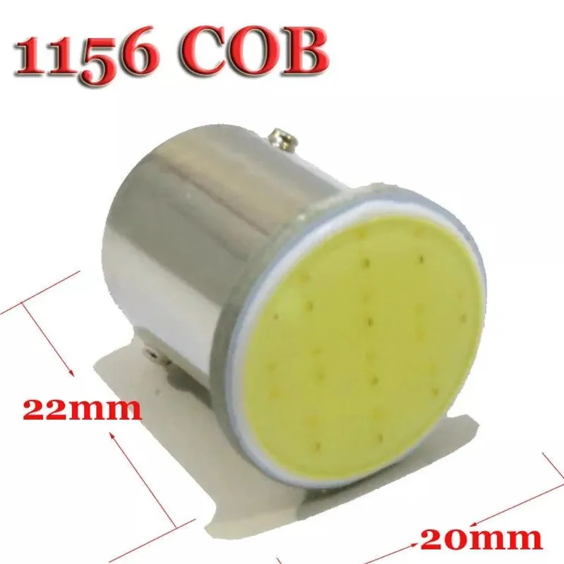 10X супер белый cob p21w led 12SMD 1156 ba15s 12v/24V лампы RV грузовик с прицепом интерьер