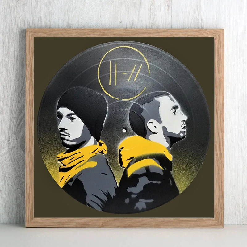 Плакат с изображением тренча Twenty One Pilots Картина на холсте рок музыкальной группы