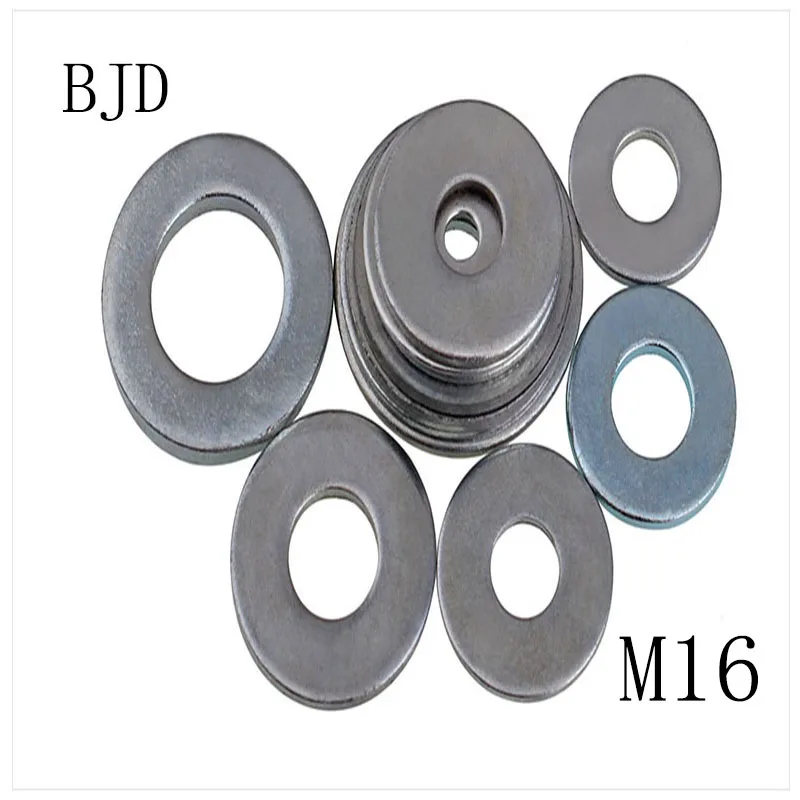DIN9021 M16x50x2.9mm 304 прокладка из нержавеющей стали с плоской подушкой плоская большая