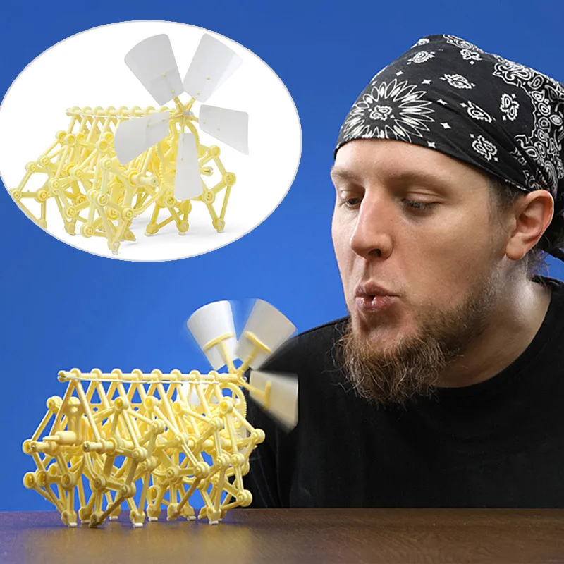 1 шт Ветер бионический робот подарок здание DIY собранная игрушка для творчества