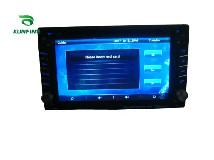 Универсальный Автомобильный dvd плеер аудио Радио стерео FM USB/SD Bluetooth/ТВ с Рулевого