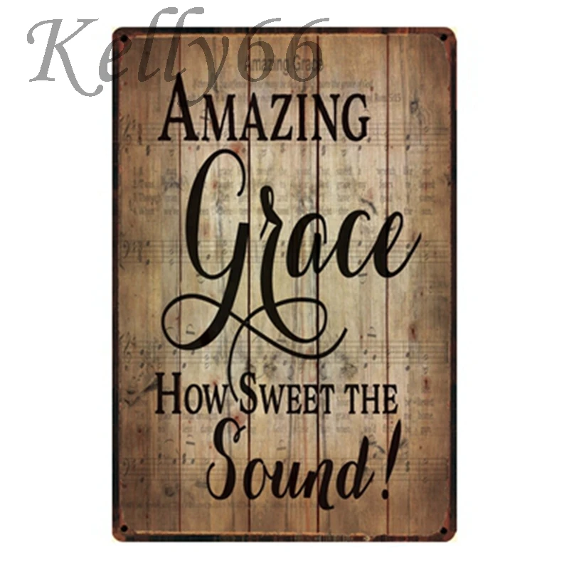 

[ Kelly66 ] How Sweet THE SOUND Tin Sign Poster Home Decor Bar Wall Art Painting 20*30 CM Size y-1322