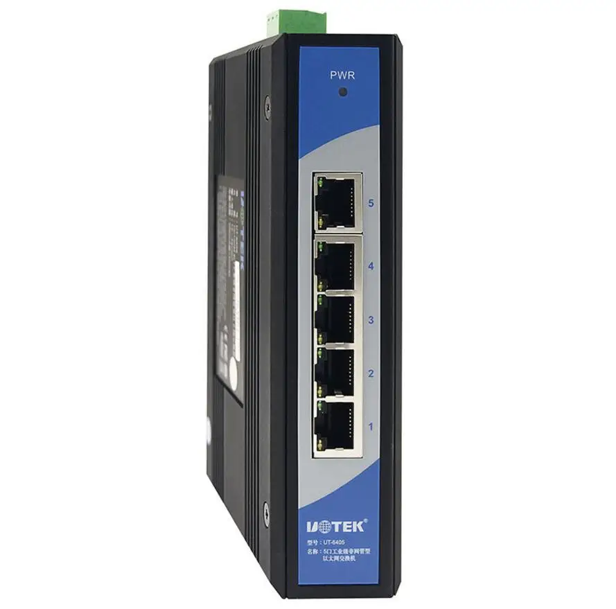 UT-6405 5 портов промышленного класса Неуправляемый коммутатор Ethernet 100 Мбит/с