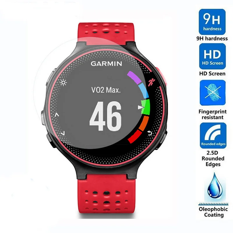 Закаленное стекло 9H для защиты экрана Garmin макроса S6 vivoactive HR vivomove Fenix3 Forerunner 220 225 230