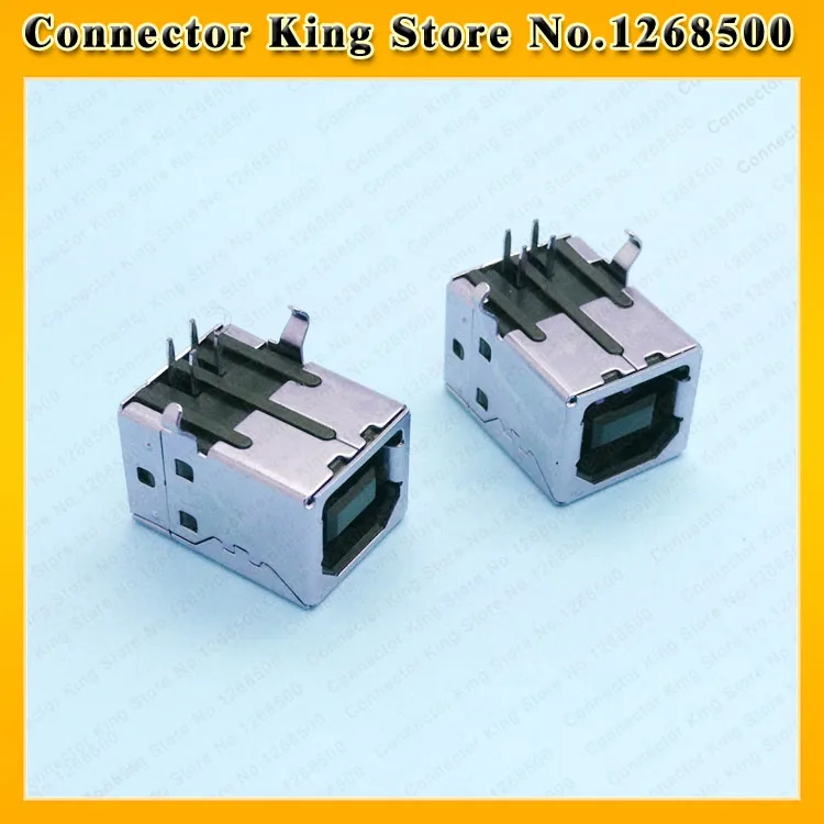 4-контактный USB-разъем ChengHaoRan Type B гнездо для принтера ПК компьютера печатная плата