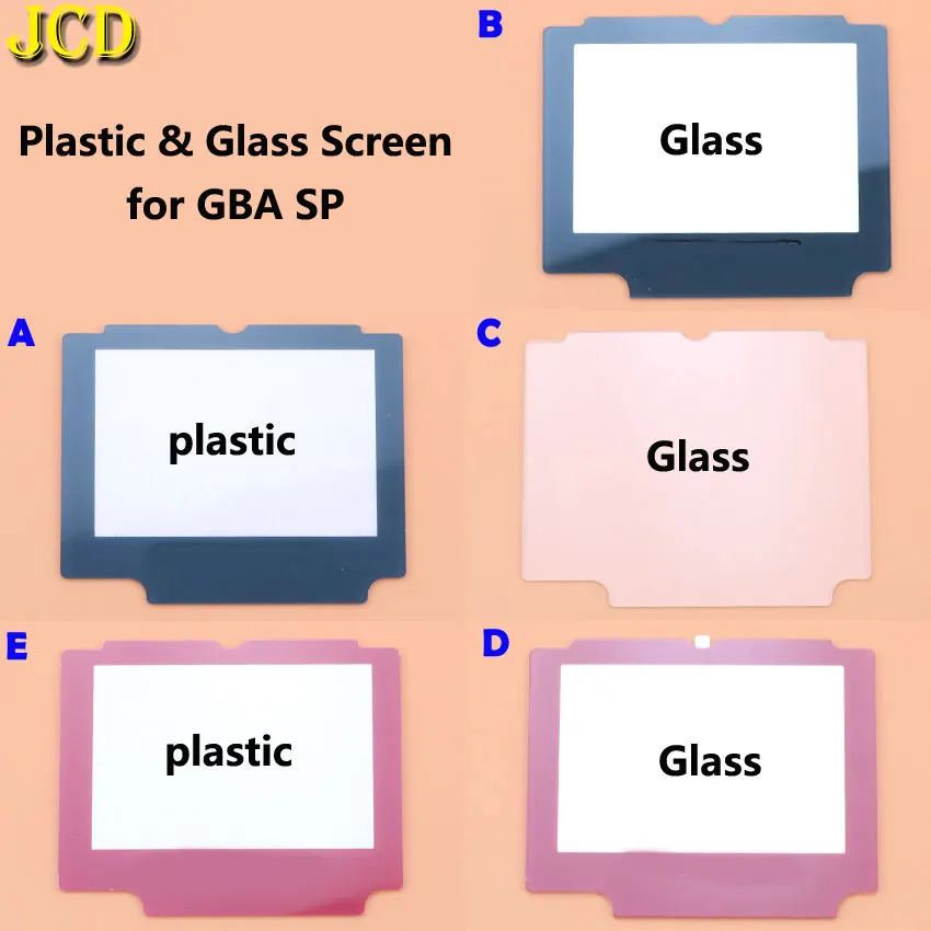 JCD 1 шт пластиковая защитная пленка для экрана Gameboy Advance SP GBA Защитная Объектива