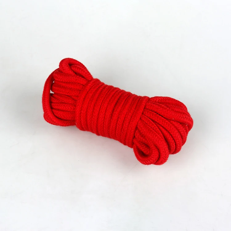 Веревка для связывания длинные толстые хлопковые БДСМ веревки бондажа