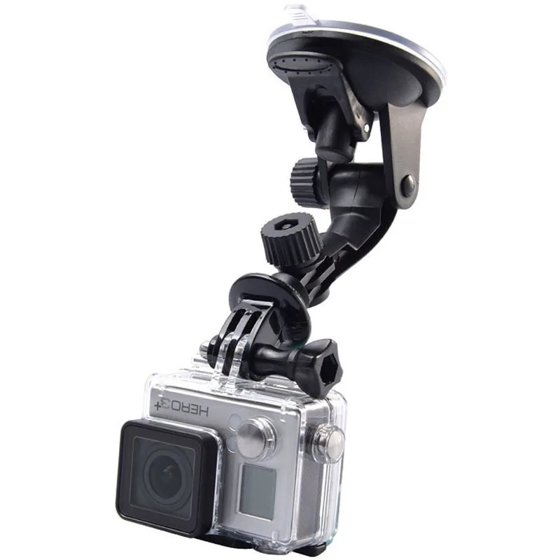 Аксессуары для Gopro Hero3 Hero2 Hero4 + использовать автомобиль на присоске Черный выпуск