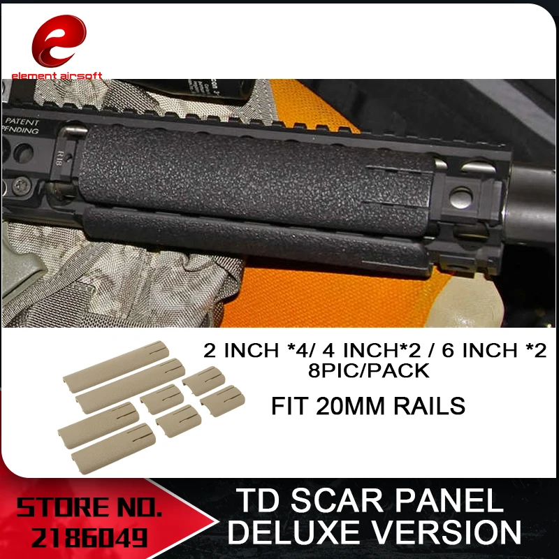 Element Airsoft рис планка Вивера Обложка TD шрам Панель Комплектация Deluxe аксессуары
