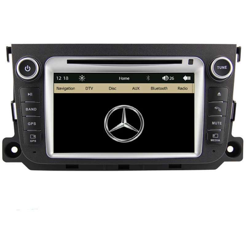 Автомобильный dvd плеер система gps навигации Радио для Benz Smart Fortwo 2012 2013 Bluetooth RDS