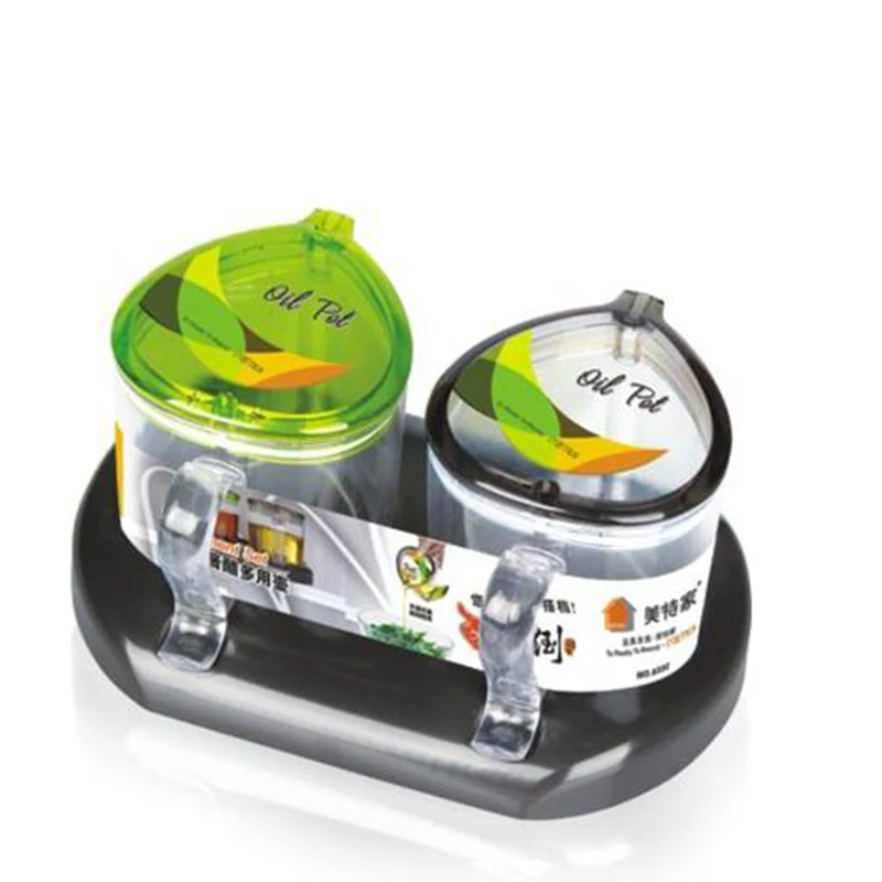 Прозрачные пластмассовые для приправ коробка с ложкой хранения специй ящик