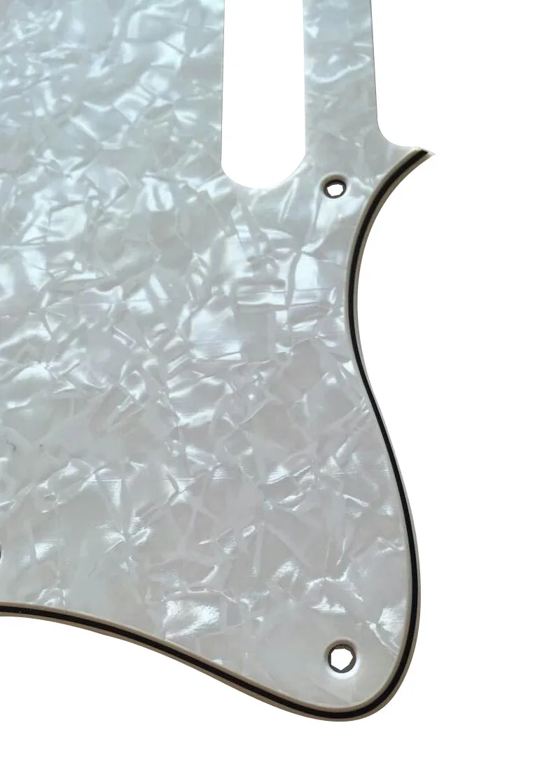 Pleroo Custom гитара pickgaurd-для Tele Merle Haggard f отверстие Thinline Scratch Plate белый жемчуг | Спорт и