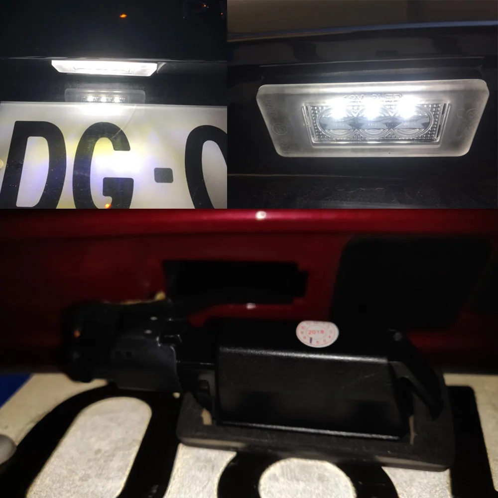2 шт./компл. светодиодные номерные знаки для Peugeot 207 CC 308 MK2 2008 208 Citroen C5 II RD 08