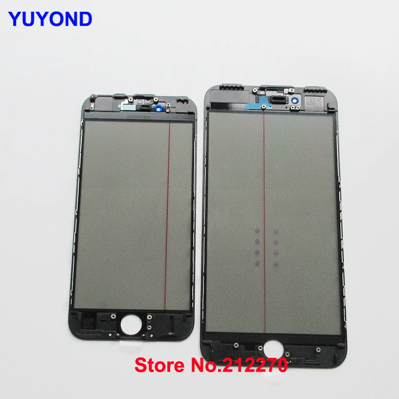 YUYOND 4 в 1 холодное прессование фронтальный Lcd внешнее стекло + рамка OCA поляризатор