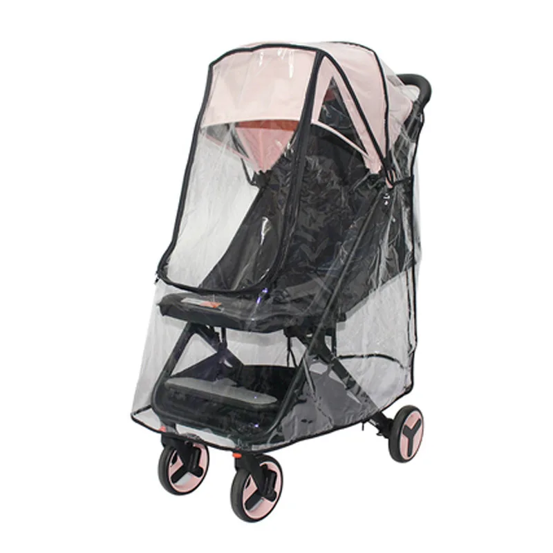 plastic rain cover Xiaomi детская коляска на колесиках, подлокотник, москитная сетка, дождевик, сумка для хранения, детская коляска, Xiaomi коляска, аксессуары для коляски - Цвет: plastic rain cover