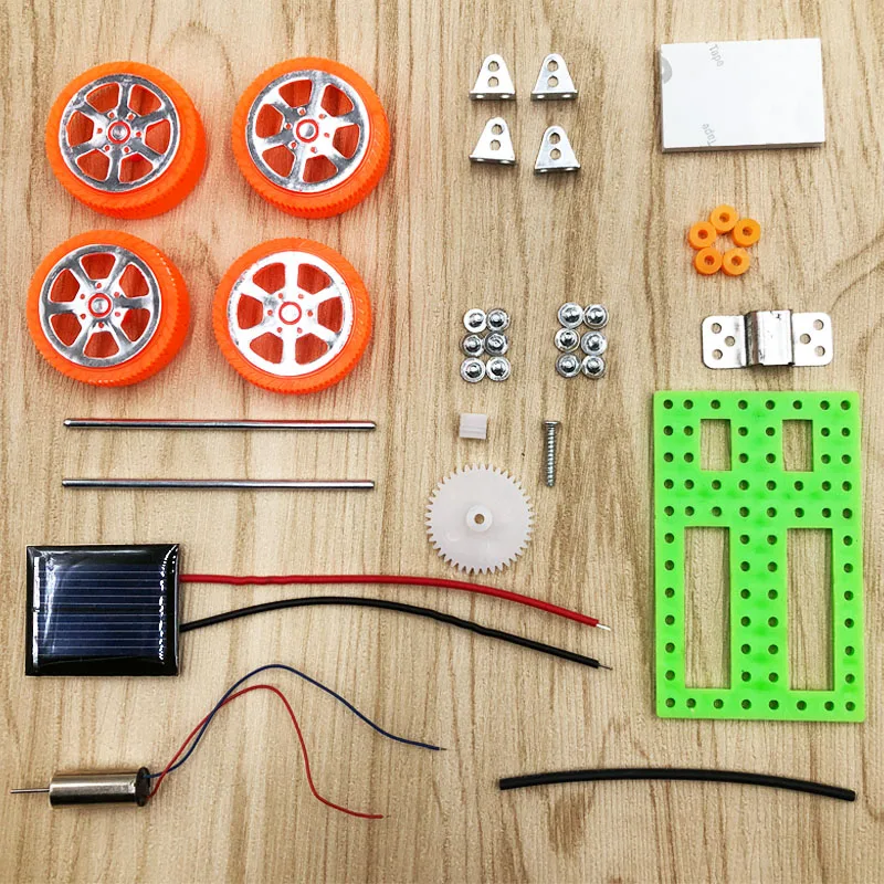 DIY аксессуары для игрушечного автомобиля на солнечной батарее мини игрушка