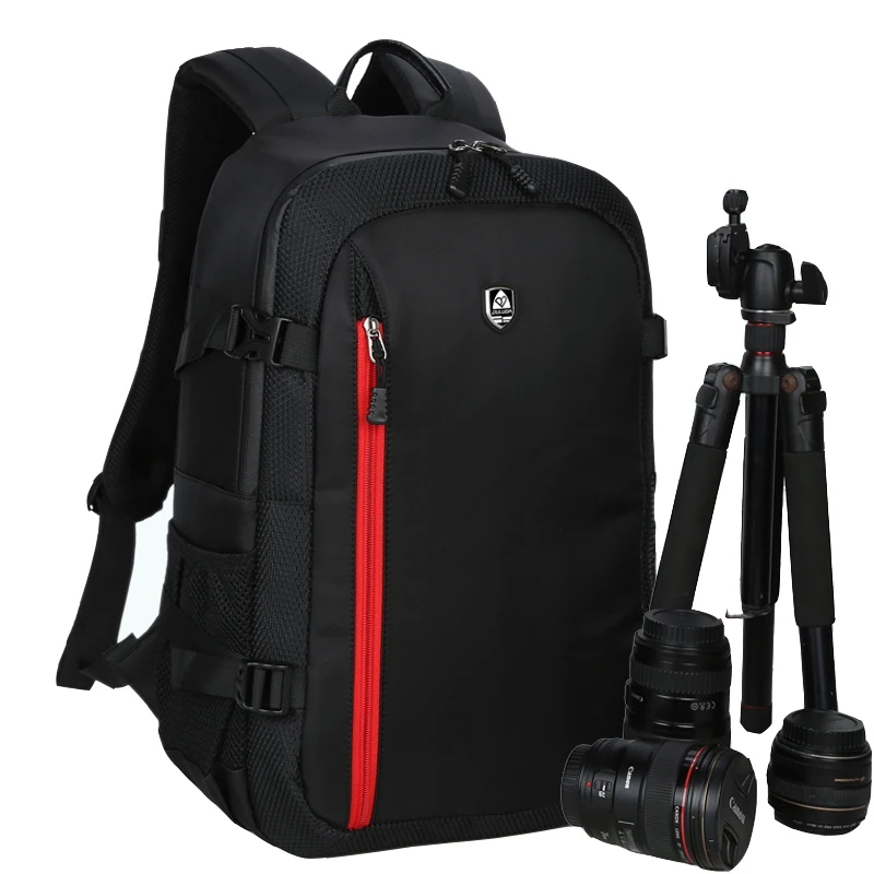 

High quality Camera Backpack Outdoor Wear-Resistant Large Camera Photo Backpack Men with Rain Cover for Nikon/Canon/ Sony/Fuji