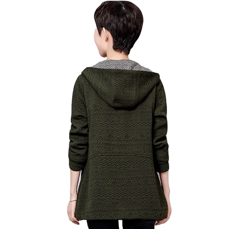 2017 Демисезонный среднего возраста Женская одежда большой Размеры Свободные