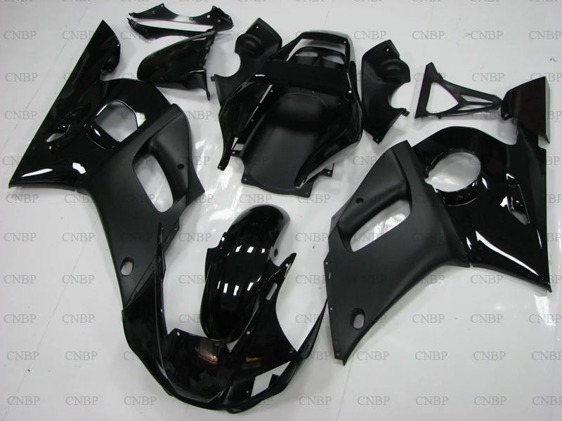 YZF R6 1998 2002 Пластиковые обтекатели 2001 Обтекатели для мотоциклов YAMAHA YZFR6 01 02 черные