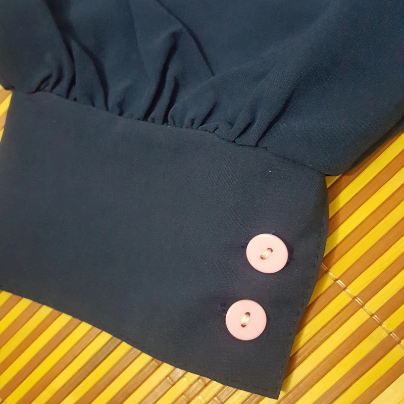 Женские блузки с рукавом-фонариком и бантом сзади на шнуровке лето-осень 2019 топы