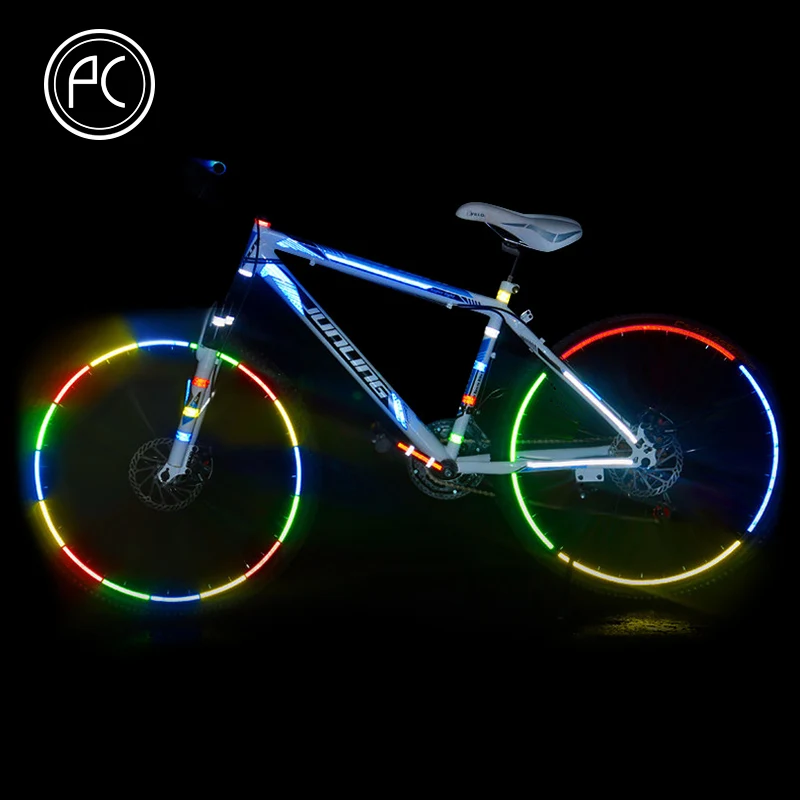 Велосипедный отражатель pвелоспорт флуоресцентная Наклейка На горный велосипед