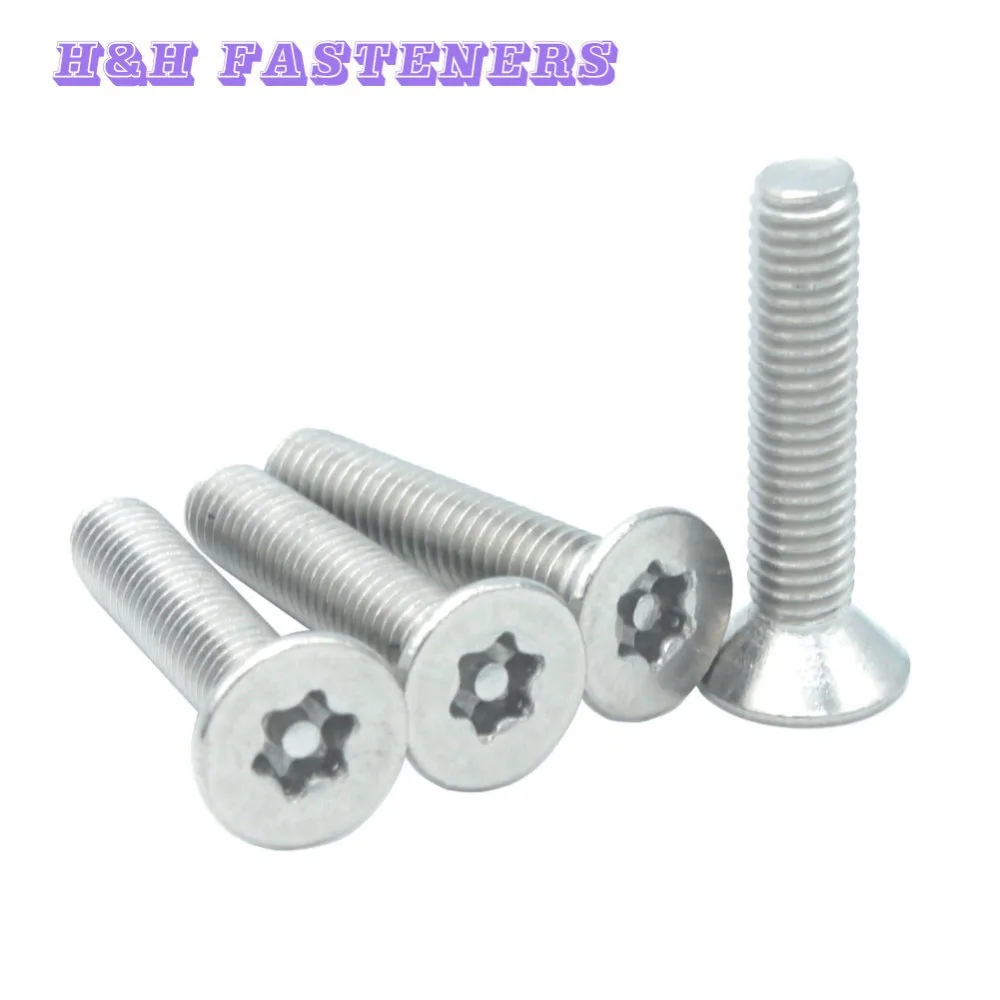 Винты M2 с плоской головкой Torx из нержавеющей стали TR длина болта 4 12 мм|stainless bolt|screw