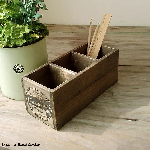3 euqal space Винтаж ручной работы твердый мини деревянный ящик|wooden crate|crate woodenvintage wood