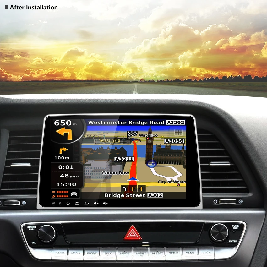 Используется для 2018 Hyundai Sanata android Многофункциональный Автомобильный