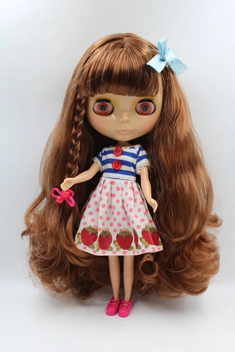Кукла Blygirl загар бахрома волосы кукла тело мода можно изменить макияж модная