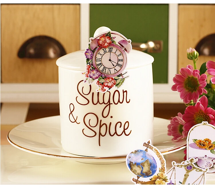 20 шт. креативные милые самодельные Ретро предметы первой необходимости наклейки