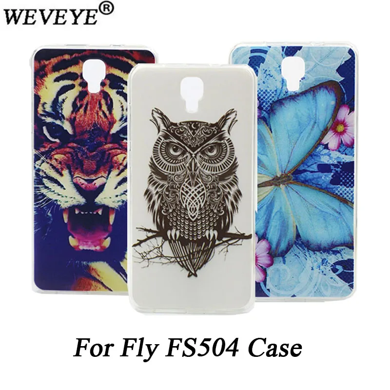Модный DIY чехол с рисунком для Fly cirрус 2 FS504, высокое качество, TPU Мягкий Стильный чехол для Fly FS504 Cirrus 2, защитный чехол