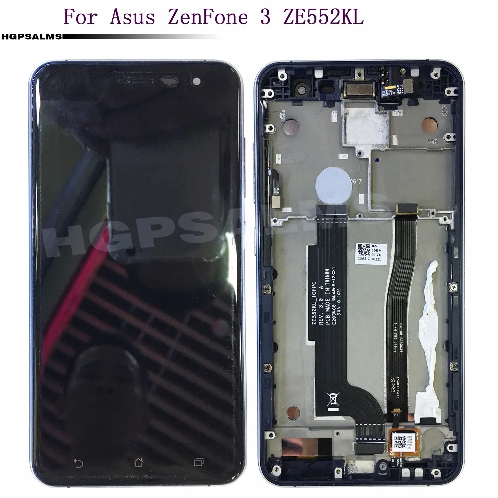 Для Asus ZenFone 3 ZE552KL ЖК дисплей сенсорный экран дигитайзер стекло в сборе с рамкой
