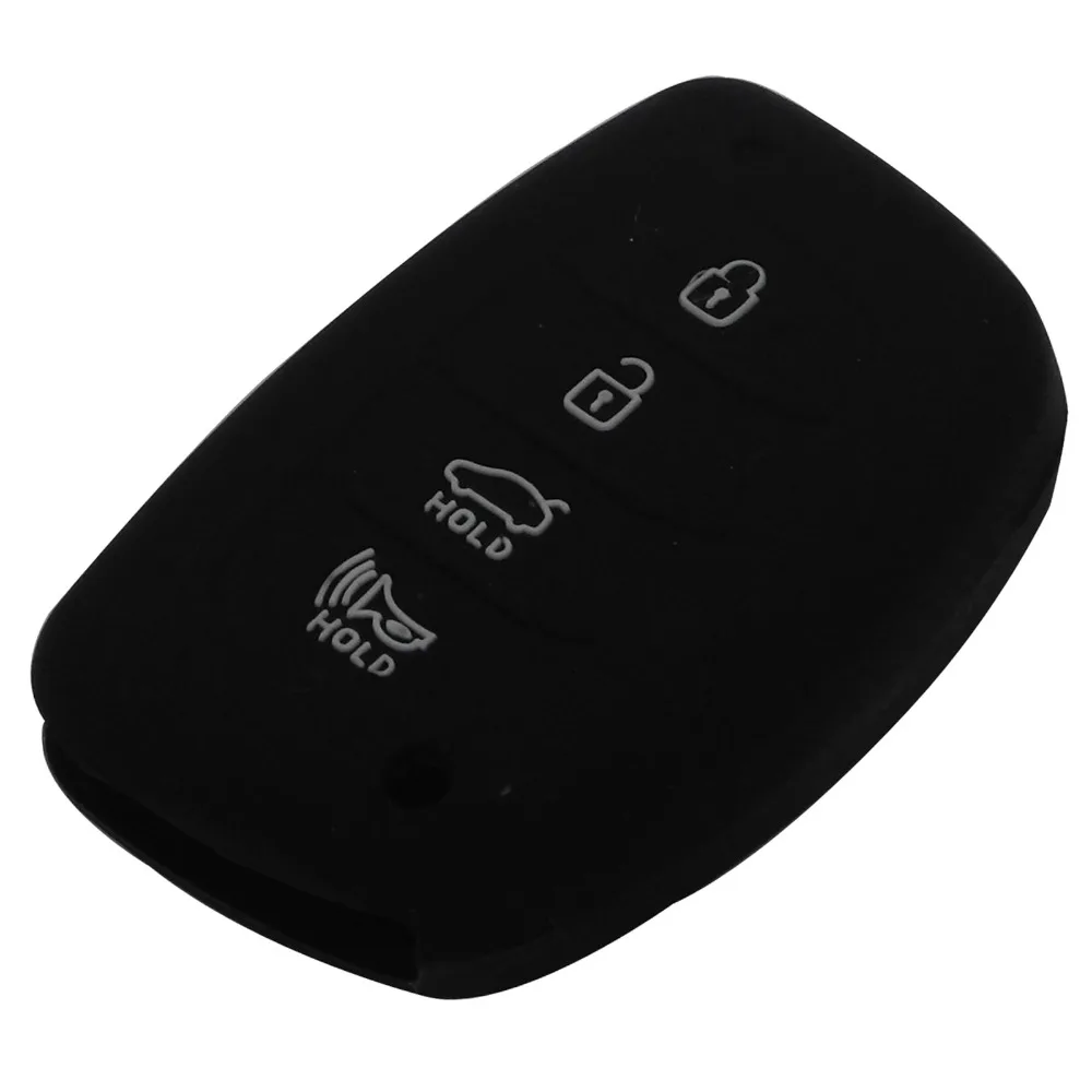 Силиконовый чехол для ключа jingyuqin Hyundai Avante Mistra greatsonata Santafe Smart Remote с 4 кнопками без |