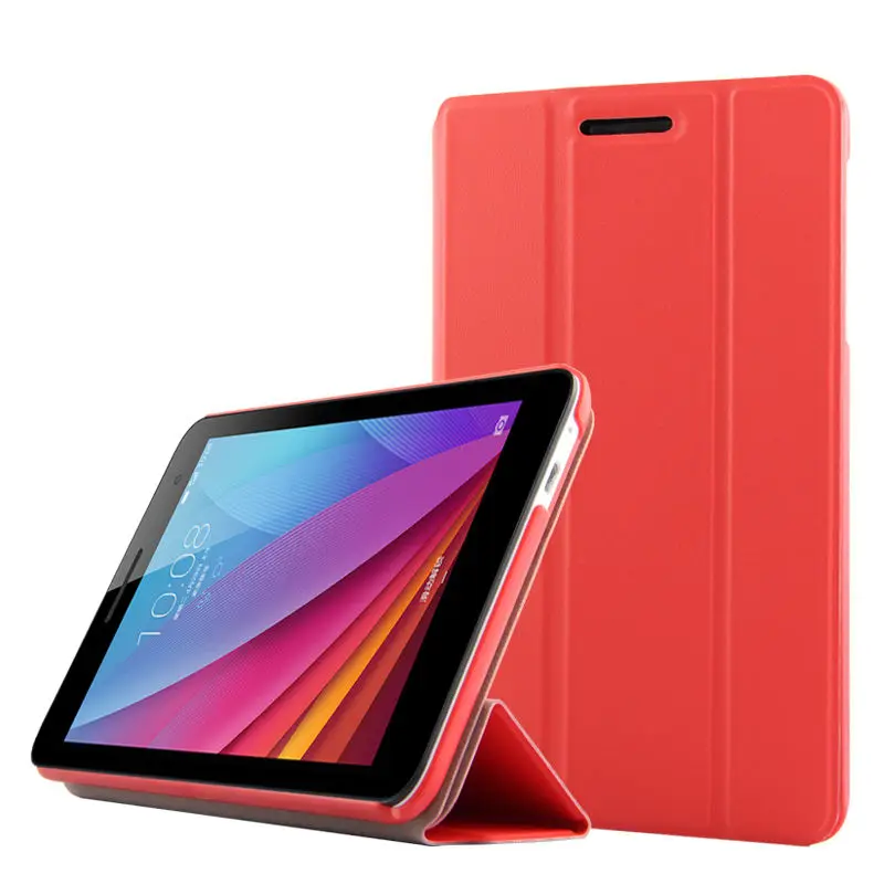 Чехол для huawei MediaPad T2 7,0, защитный смарт-чехол, искусственная кожа, планшет для huawei BGO-DL09, BGO-L03, полиуретановая защита