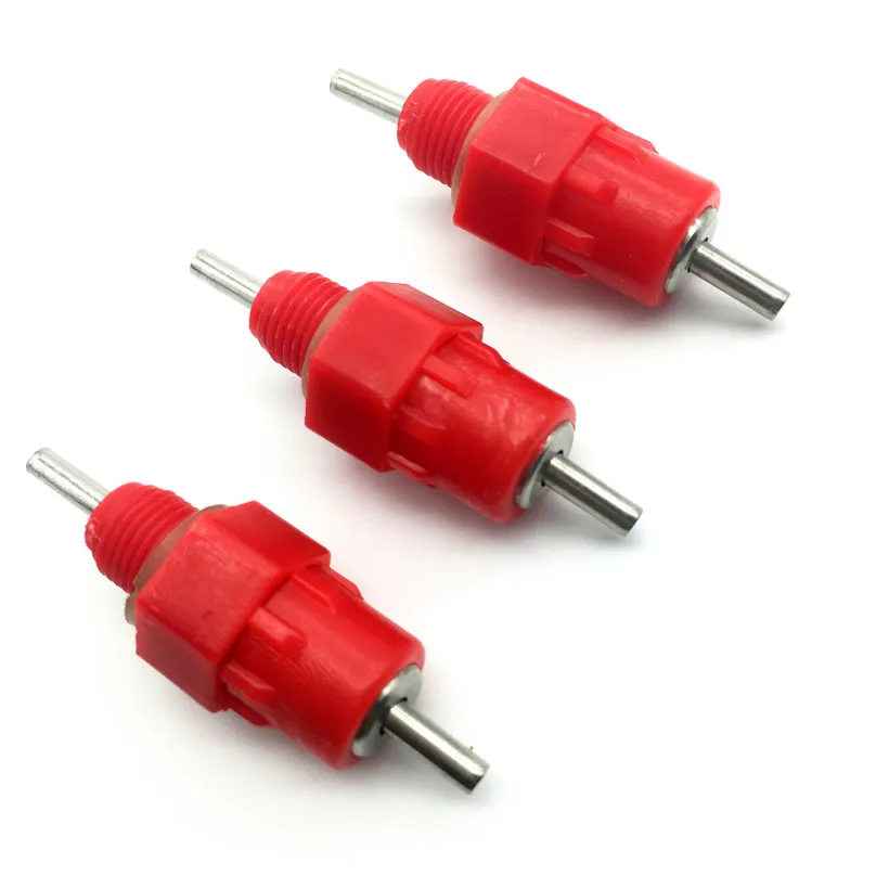 10 шт./лот поилка для сосков кормушки воды соска курицы с углом обзора 360 градусов