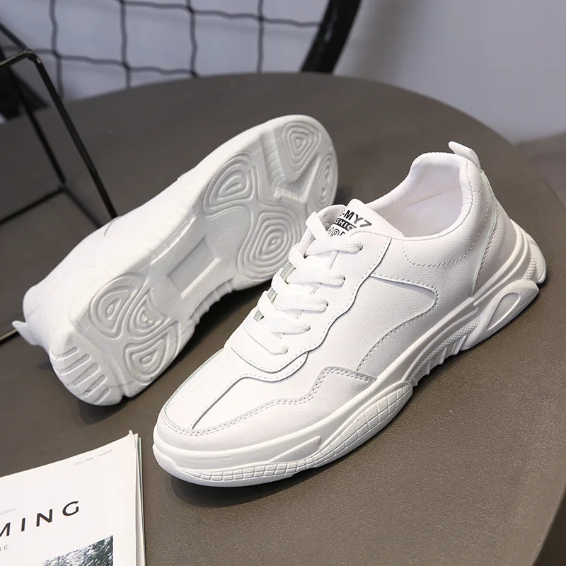 Summer New Mens Shoes Casual Men Sneakers Fashion Vulcanized Lace Up White Hip Hop Male Adult | Обувь