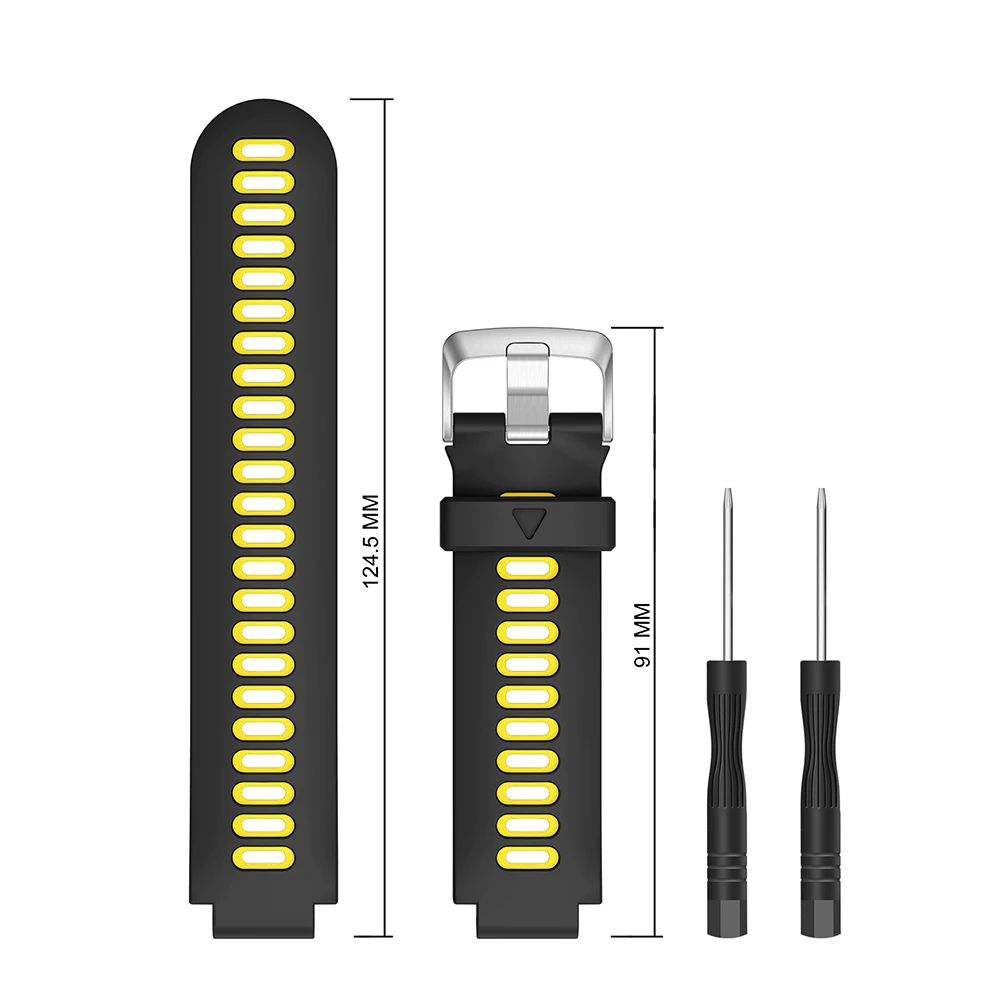 Replacement Silicone Watch Band Outdoor Sport Watchstrap for Garmin Forerunner 735XT/220/230/235/620/630 Smart Bracelet | Наручные часы
