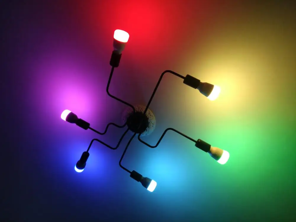 Обновленная версия Xiaomi Yeelight Smart Светодиодный светильник E27 10 Вт 800lm wifi лампа для настольной лампы спальни через приложение дистанционное управление белый/RGB