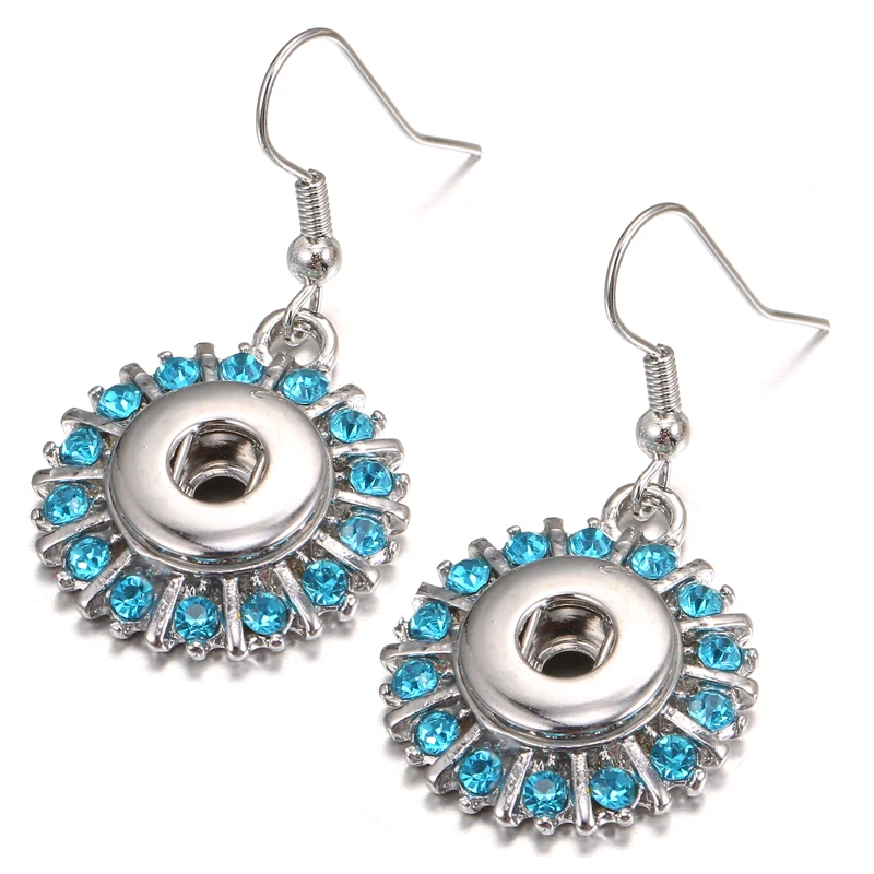 Кнопки изделия Цветок горный хрусталь 12 мм кнопки серьги красивый кристалл