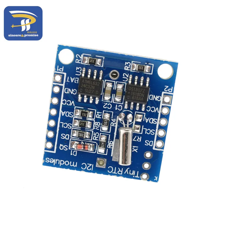 1 шт. крошечные RTC igc модули 24C32 памяти DS1307 часы RTC модуль без батареи